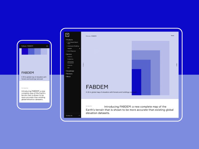 Flood Modelling Based on Scientific Research - Website Design & Development