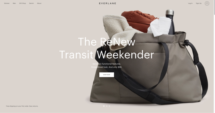 Everlane website